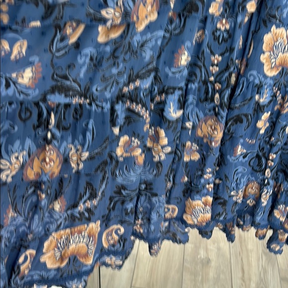 Floral Blue Maxi Dress - Picture 5 of 7